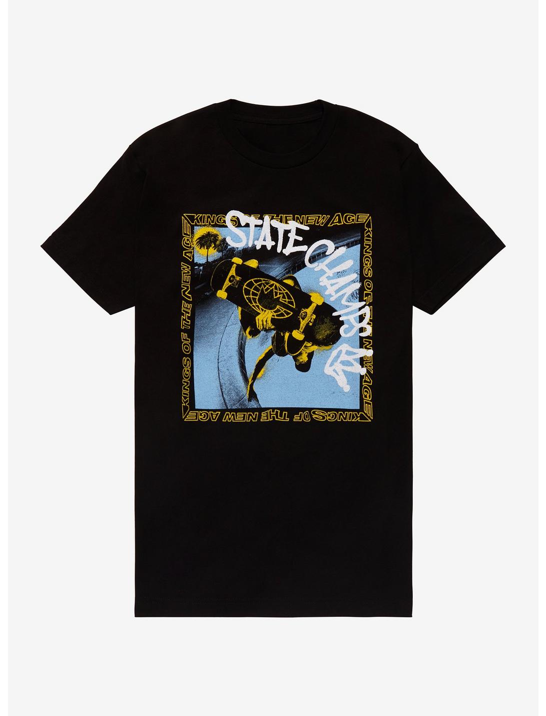 State Champs Kings Of The New Age Album Cover T-Shirt, BLACK, hi-res