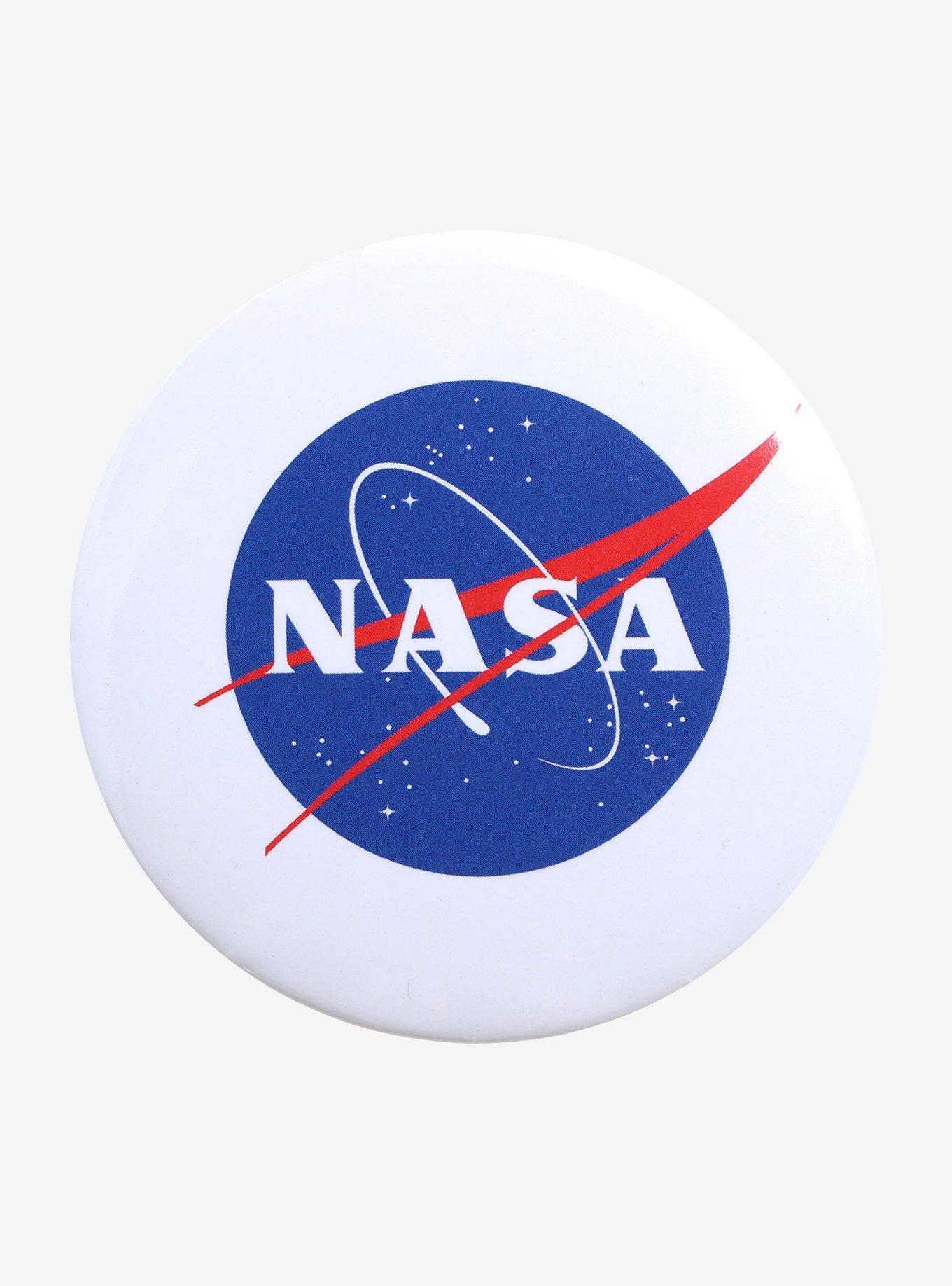 NASA Logo 3 Inch Button, , hi-res