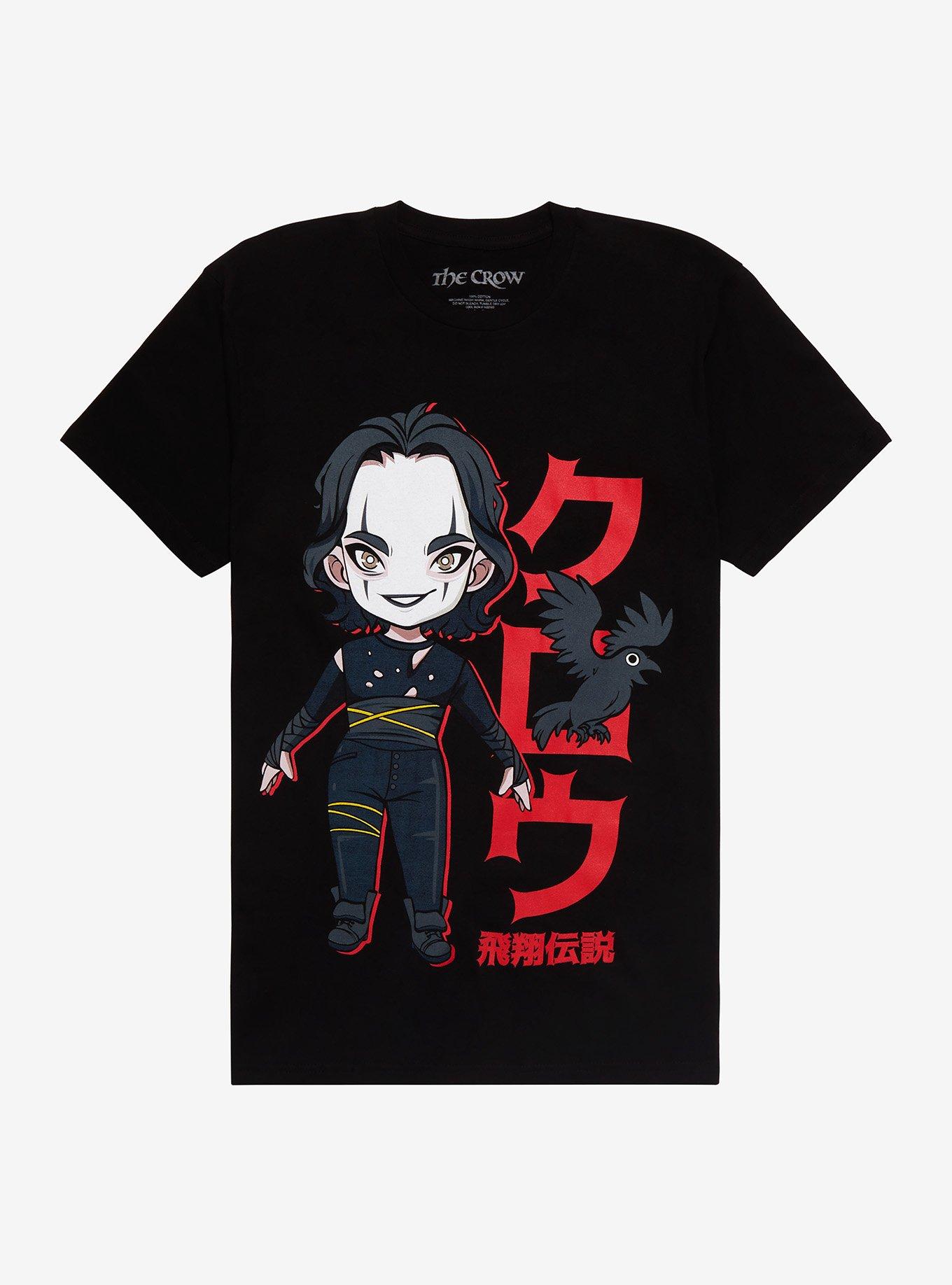 The Crow Chibi Character T-Shirt, BLACK, hi-res