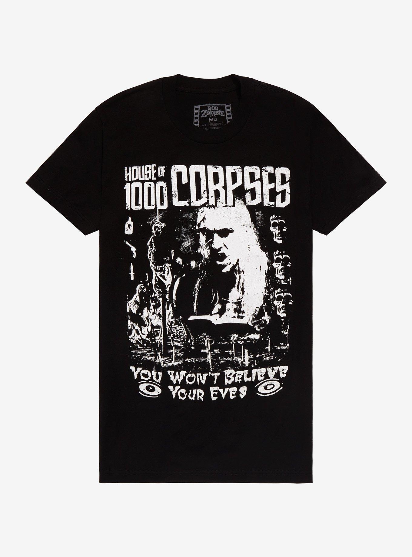 House Of 1000 Corpses Believe Your Eyes T-Shirt, BLACK, hi-res