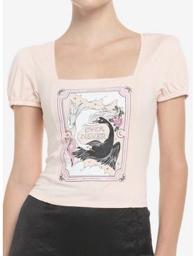 The School For Good And Evil Swan Puff Sleeve Top, , hi-res