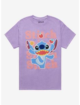 Disney Lilo & Stitch Fruit Boyfriend Fit Girls T-Shirt, , hi-res