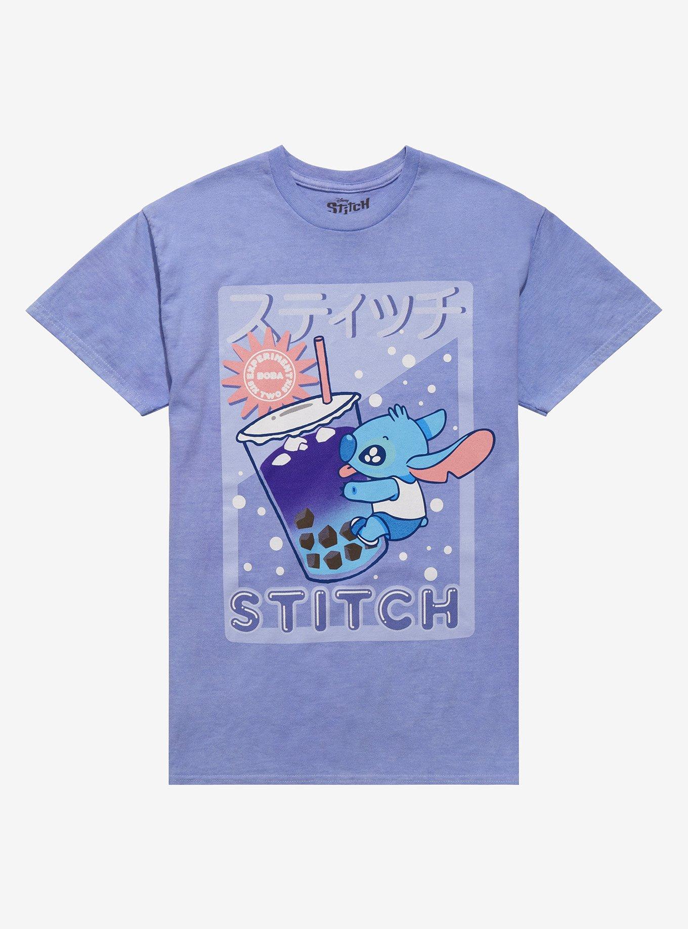 Disney Lilo & Stitch Boba Boyfriend Fit Girls T-Shirt, MULTI, hi-res
