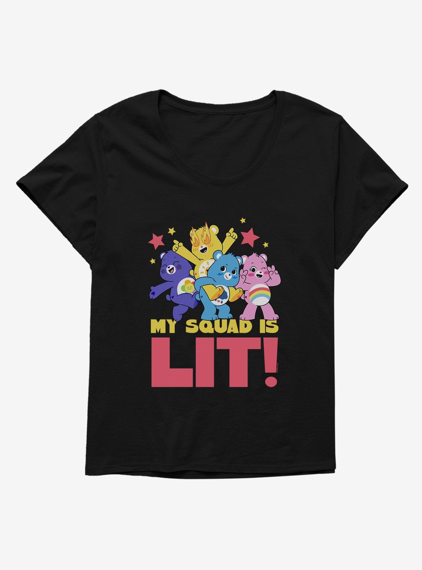 Care Bears Lit Squad Girls T-Shirt Plus