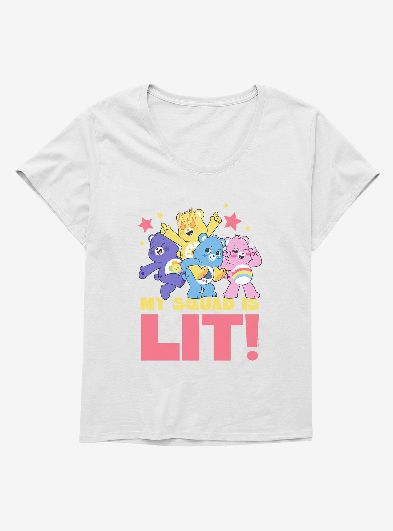 Care Bears Lit Squad Girls T-Shirt Plus Size, , hi-res