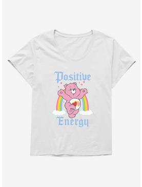 Care Bears Love-A-Lot Bear Positive Energy Girls T-Shirt Plus Size, WHITE, hi-res