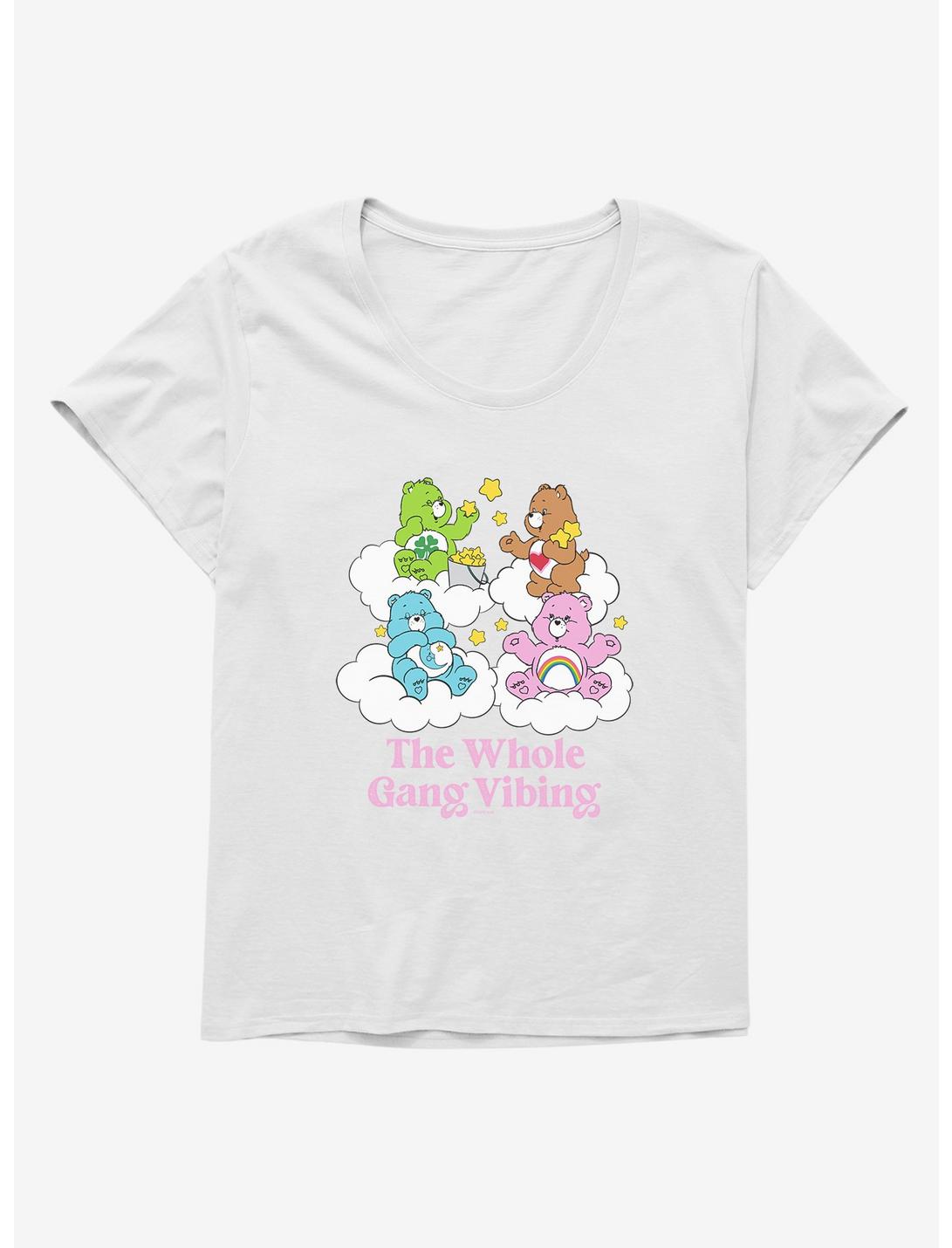 Care Bears The Whole Gang Vibing T-Shirt Plus Size, WHITE, hi-res