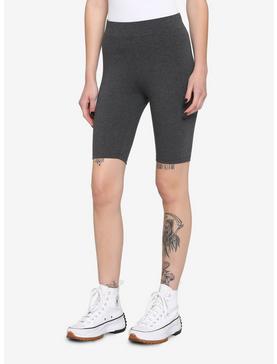Charcoal Grey 9 Inch Inseam Bike Shorts, , hi-res