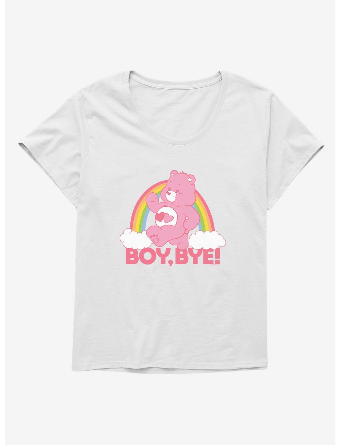 Care Bears Pride Love-A-Lot Bear Boy Bye T-Shirt Plus Size, WHITE, hi-res