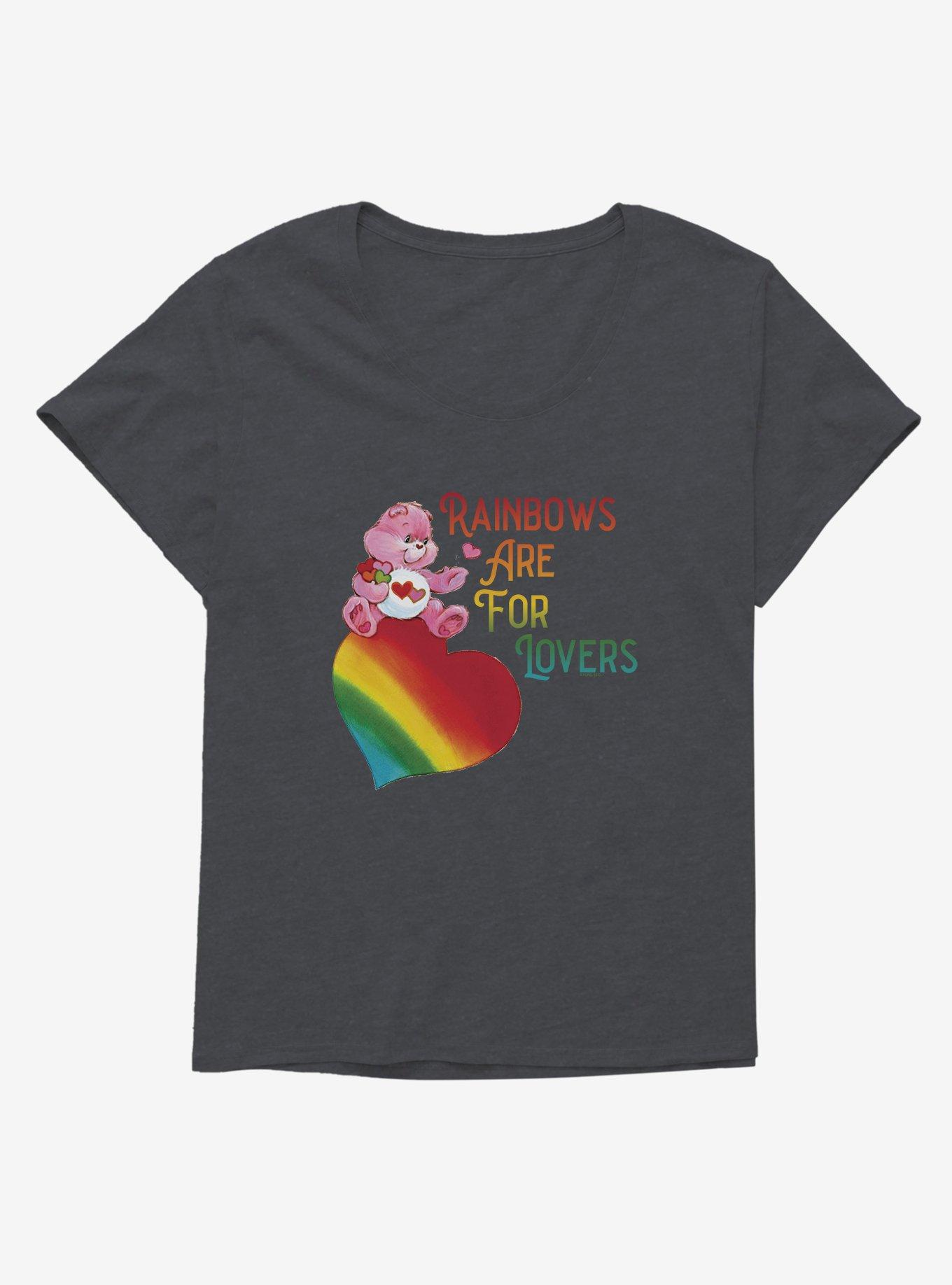 Care Bears Pride Love-A-Lot Bear Rainbows Are For Lovers Girls T-Shirt Plus Size, , hi-res