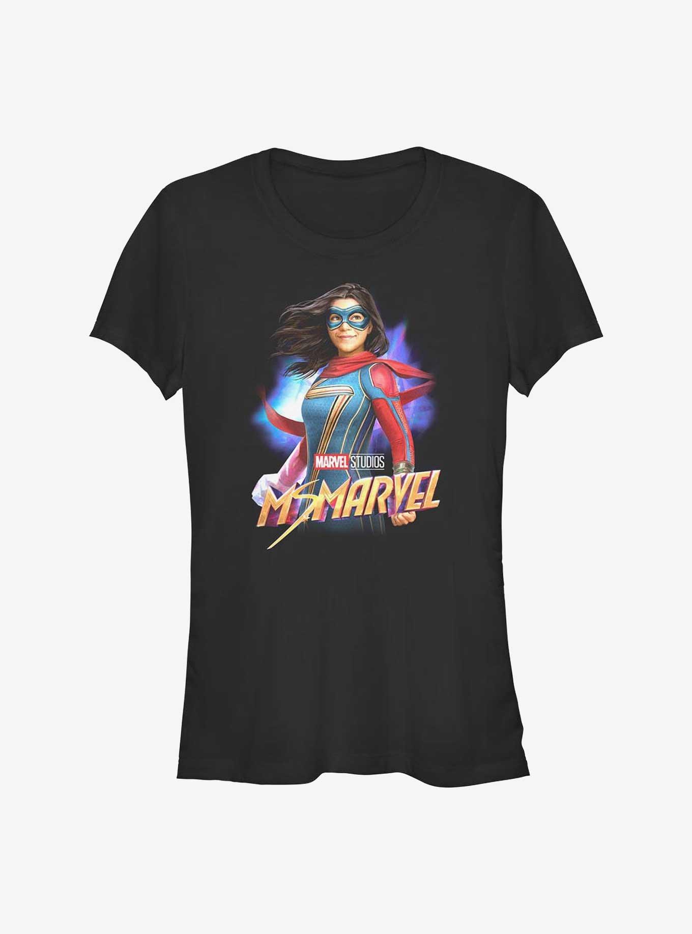 Marvel Ms. Marvel Hero Girl's T-Shirt, BLACK, hi-res