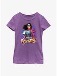 Marvel Ms. Marvel Hero Youth Girls T-Shirt, PURPLE BERRY, hi-res