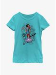 Marvel Ms. Marvel Hero Scribbles Youth Girls T-Shirt, TAHI BLUE, hi-res