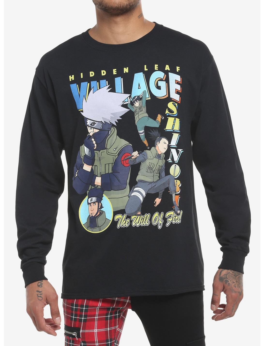 Naruto Shippuden The Movie: The Will Of Fire Long-Sleeve T-Shirt, BLACK, hi-res