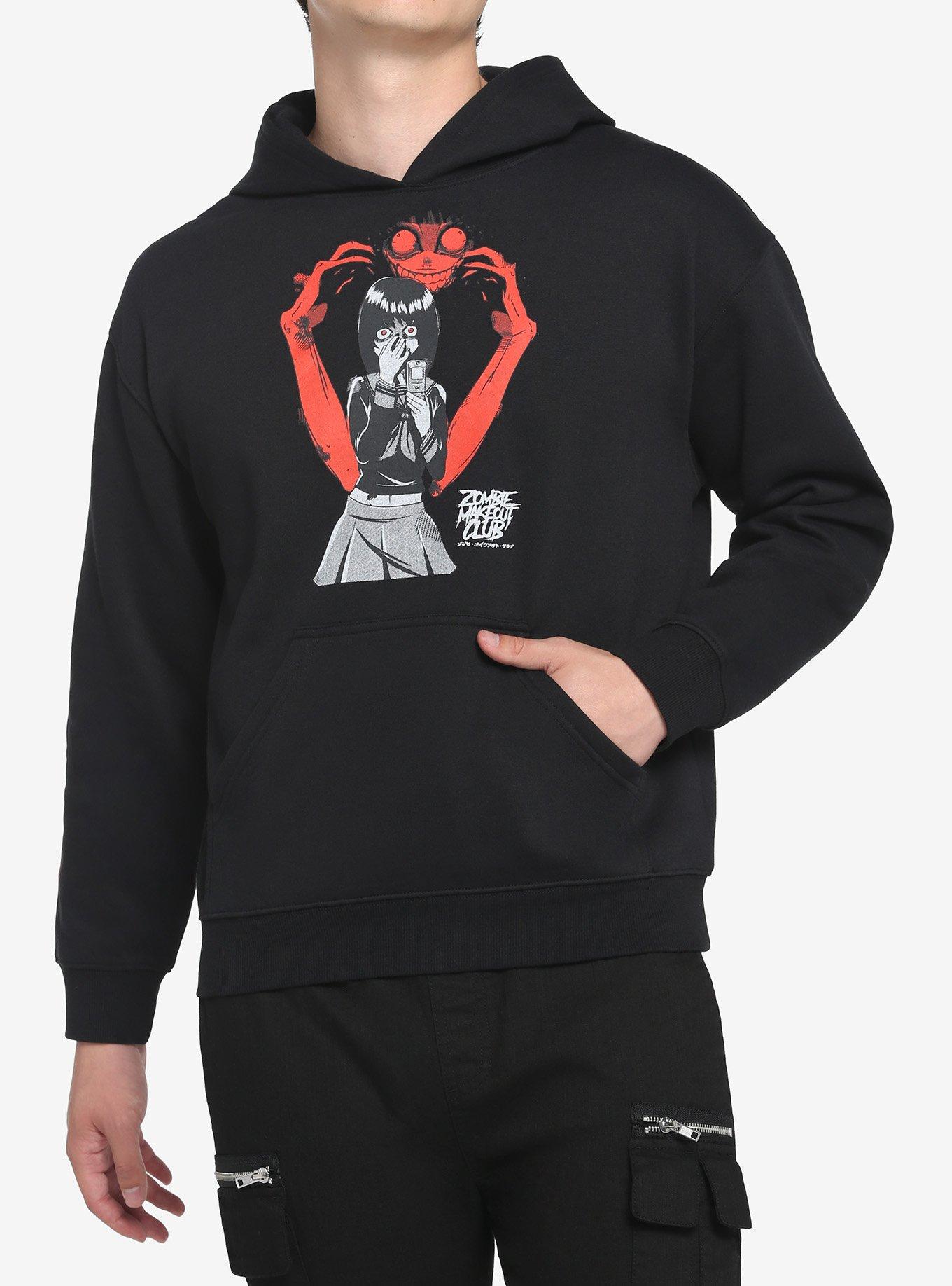 Zombie Makeout Club Creature Hoodie, BLACK, hi-res