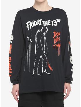 Friday The 13th Jason Lives Girls Long-Sleeve T-Shirt, , hi-res