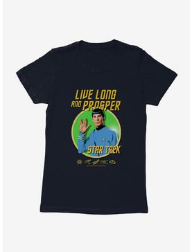 Star Trek Live Long And Prosper Womens T-Shirt, MIDNIGHT NAVY, hi-res