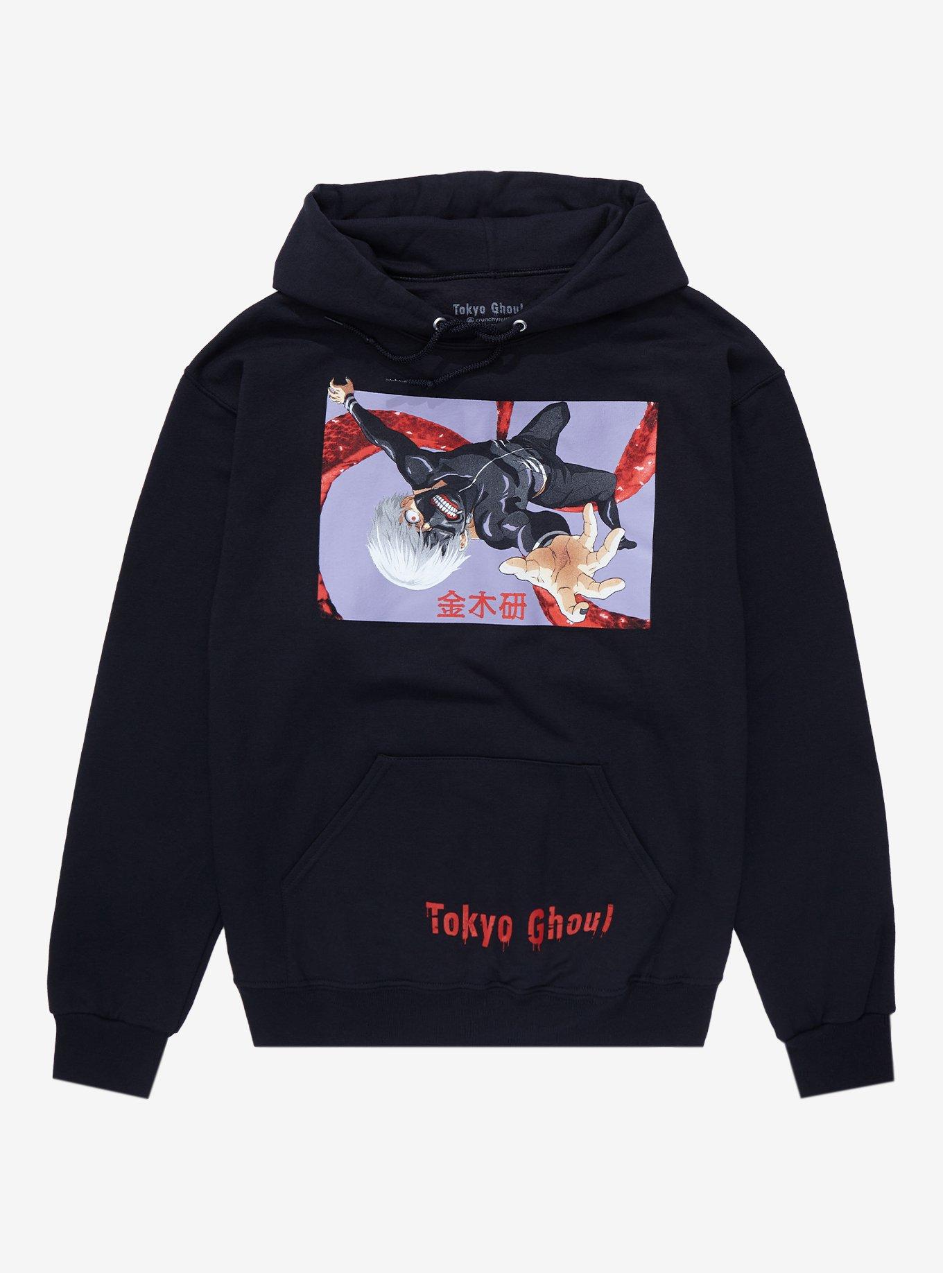 Tokyo Ghoul Falling Hoodie, BLACK, hi-res