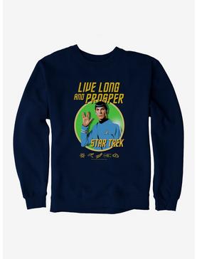 Star Trek Live Long And Prosper Sweatshirt, NAVY, hi-res