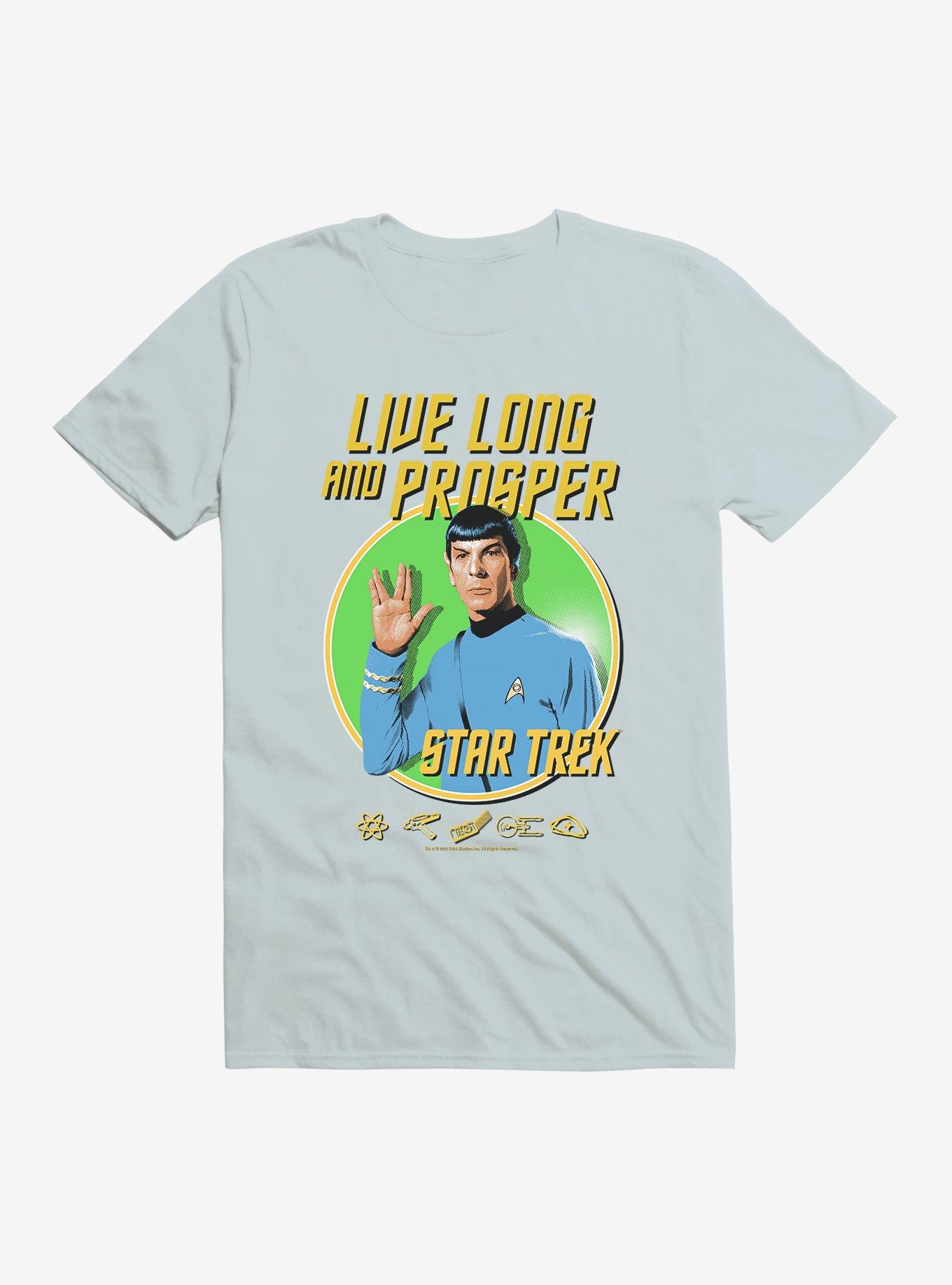 Star Trek Live Long And Prosper T-Shirt, LIGHT BLUE, hi-res