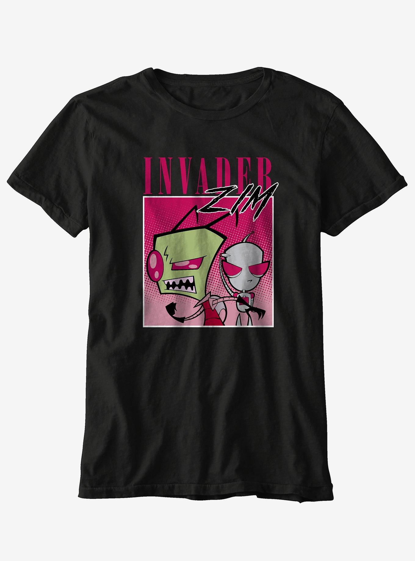 Invader Zim Pink Ombre Boyfriend Fit Girls TShirt Hot Topic