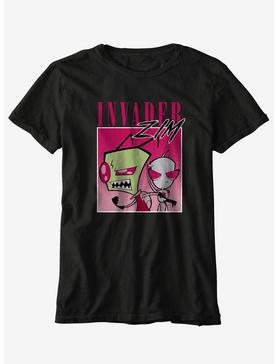 Invader Zim Pink Ombre Boyfriend Fit Girls T-Shirt, , hi-res