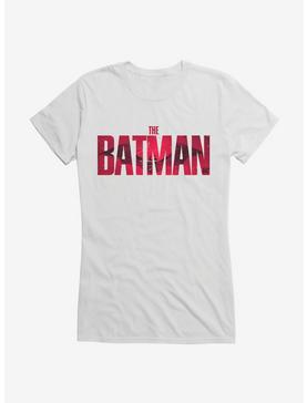 DC Comics The Batman Logo Girls T-Shirt, WHITE, hi-res