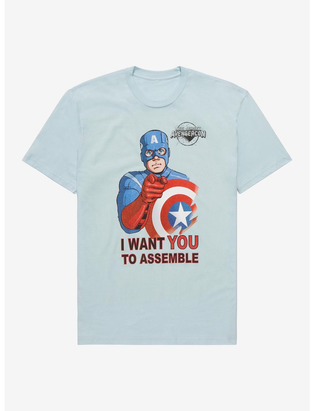 Marvel Ms. Marvel Captain America Wants You Boyfriend Fit Girls T-Shirt, MULTI, hi-res