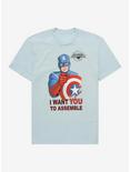 Marvel Ms. Marvel Captain America Wants You Boyfriend Fit Girls T-Shirt, MULTI, hi-res