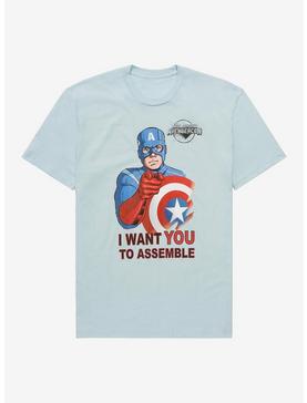 Marvel Ms. Marvel Captain America Wants You Boyfriend Fit Girls T-Shirt, , hi-res