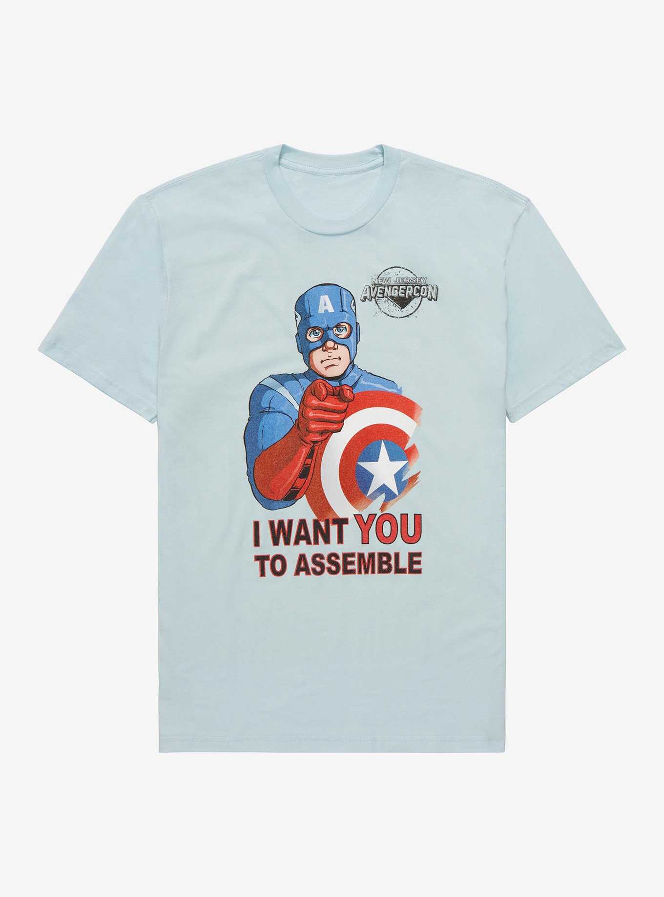 Marvel Ms. Marvel Captain America Wants You Boyfriend Fit Girls T-Shirt, , hi-res