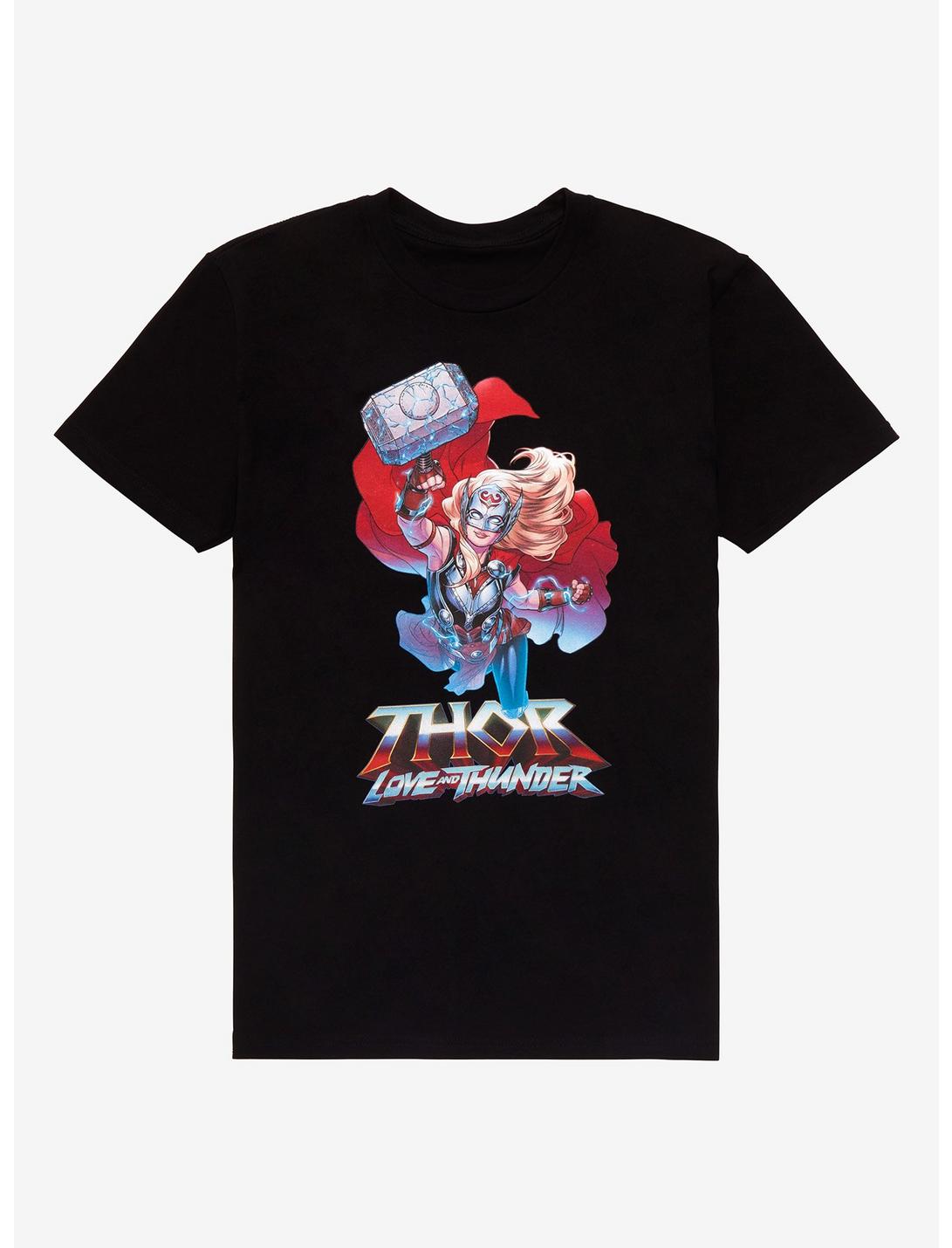 Marvel Thor: Love And Thunder Mighty Thor Boyfriend Fit Girls T-Shirt, MULTI, hi-res