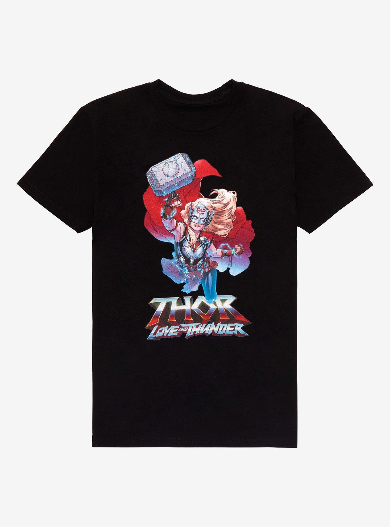 Marvel Thor: Love And Thunder Mighty Thor Boyfriend Fit Girls T-Shirt, MULTI, hi-res