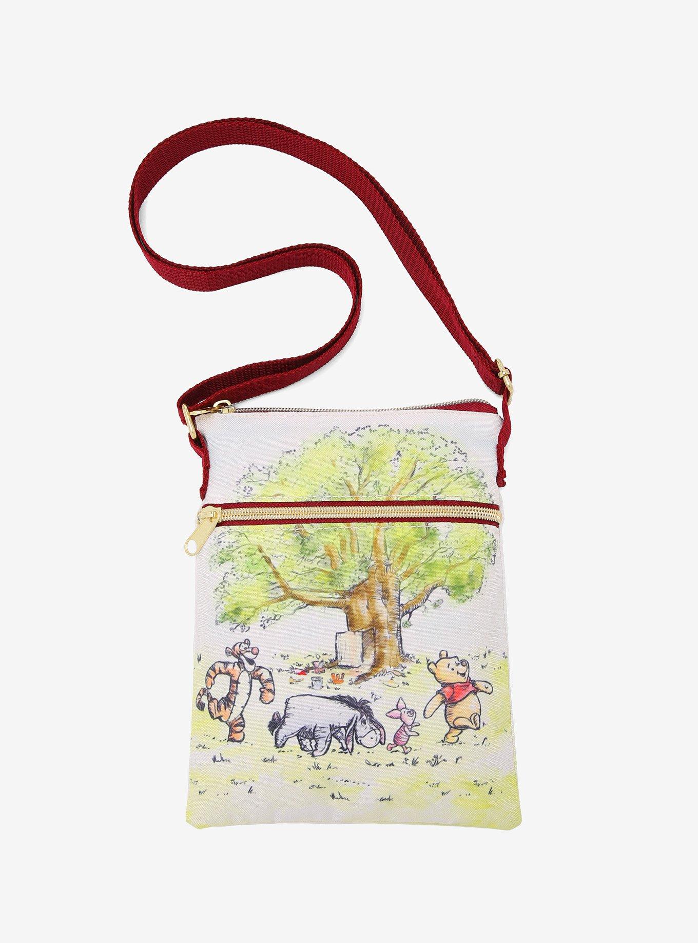 Loungefly Disney Winnie The Pooh Line Drawing Crossbody Bag Purse