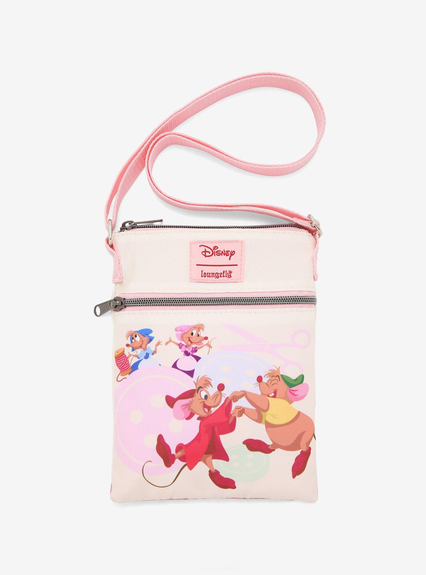 Hot Topic Loungefly Disney Bambi Friends & Flowers Passport Crossbody Bag