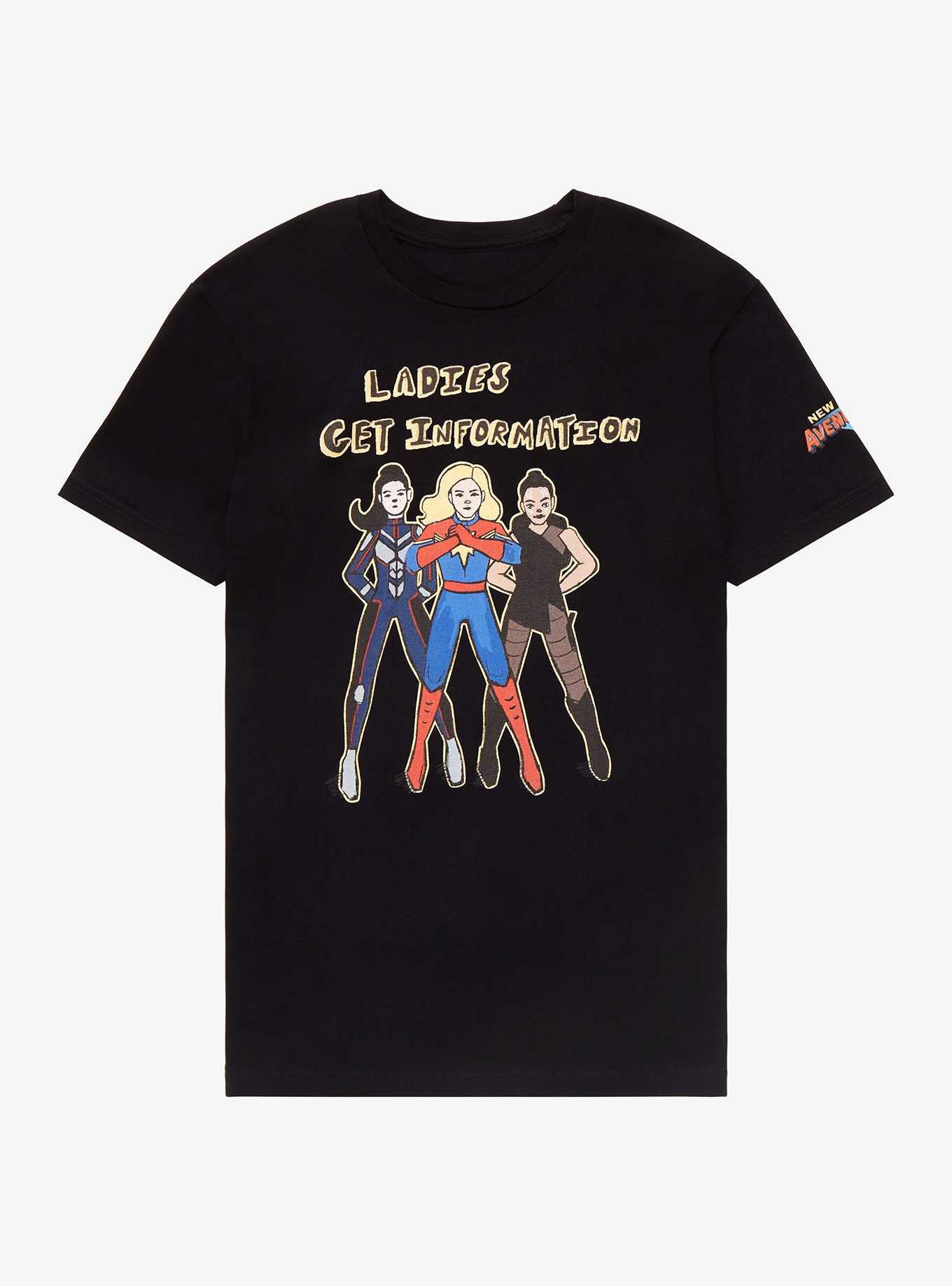 Marvel Ms. Marvel Ladies Get Information Trio T-Shirt, , hi-res