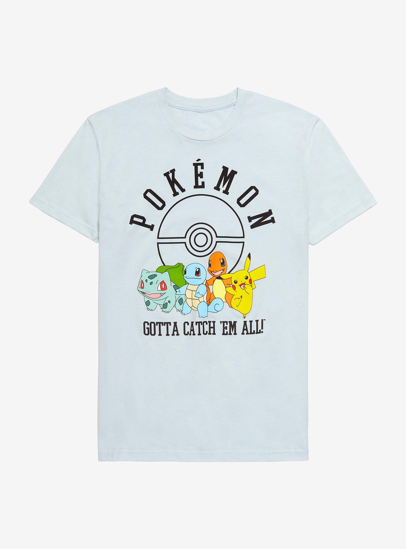 Pokemon Kanto Starters Boyfriend Fit Girls T-Shirt, MULTI, hi-res