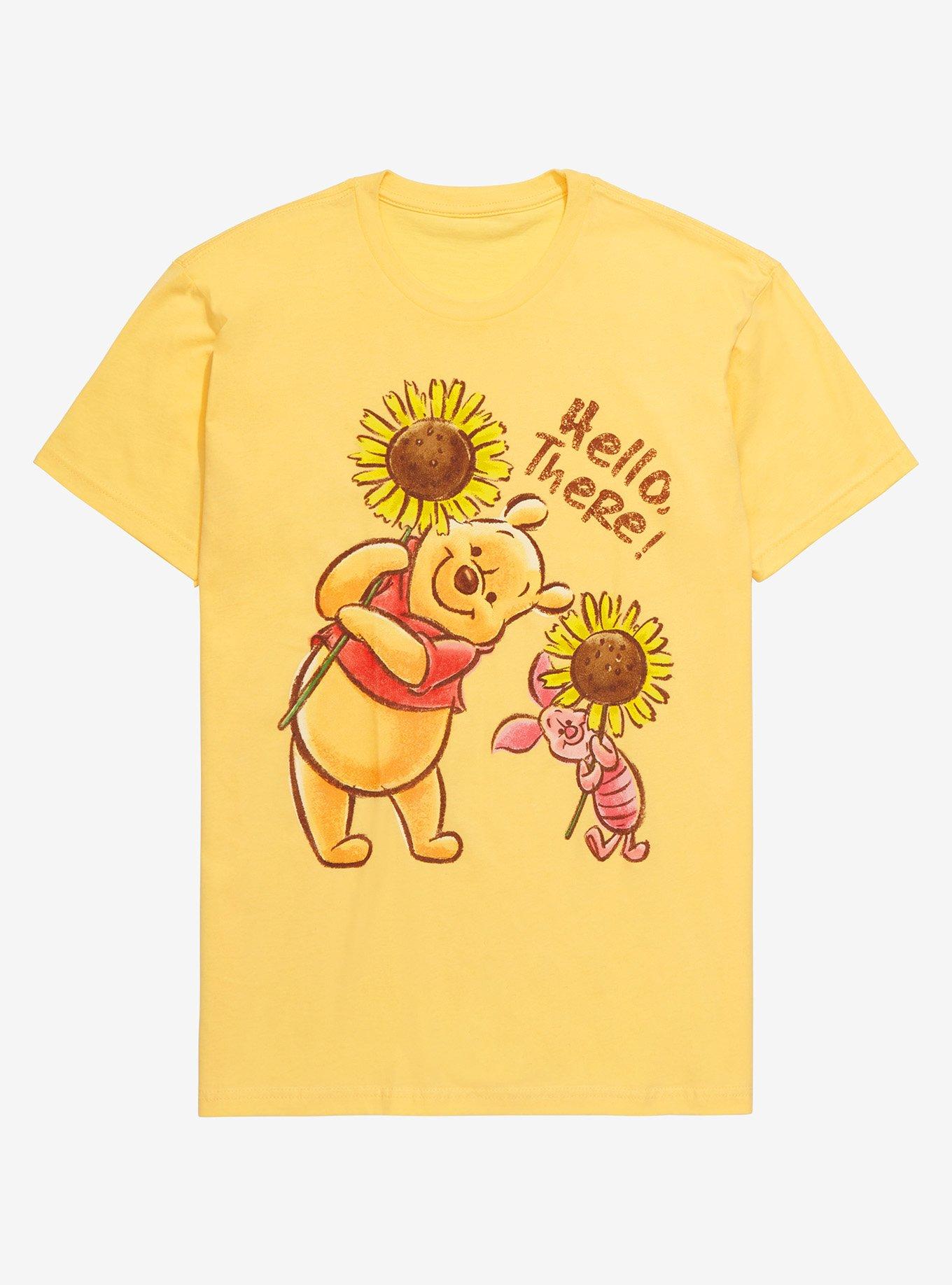 Disney Winnie The Pooh Sunflower Besties Boyfriend Fit Girls T-Shirt, MULTI, hi-res