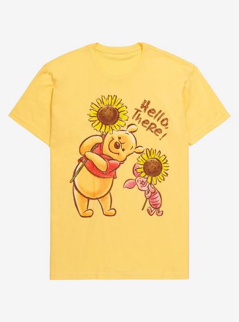 Hot Sunflower Boyfriend Topic Girls T-Shirt Disney Winnie Pooh | The Fit Besties