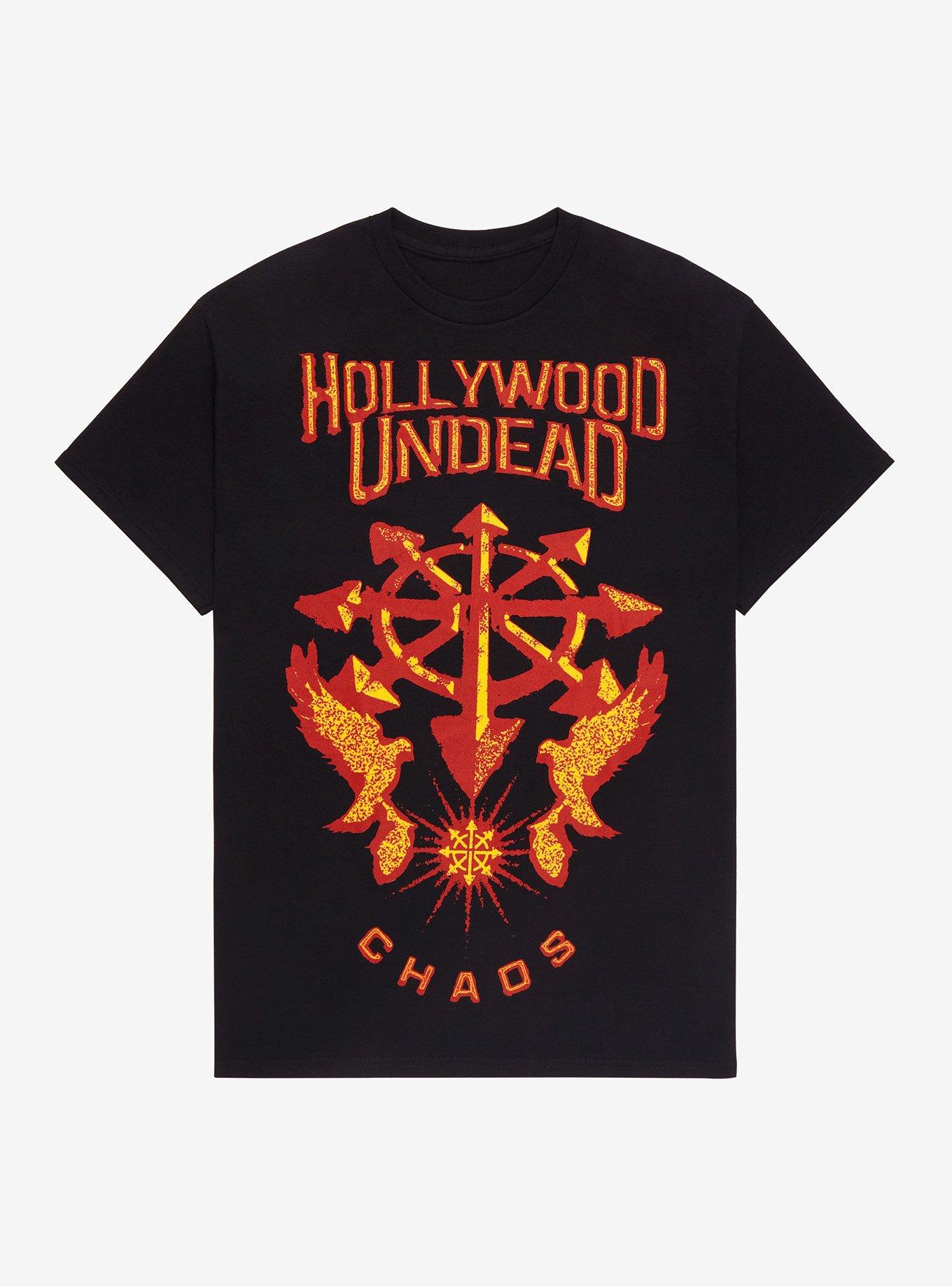 Hollywood Undead Chaos T-Shirt, BLACK, hi-res