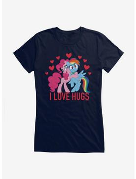 Hasbro My Little Pony I Love Hugs Girl's T-Shirt, NAVY, hi-res