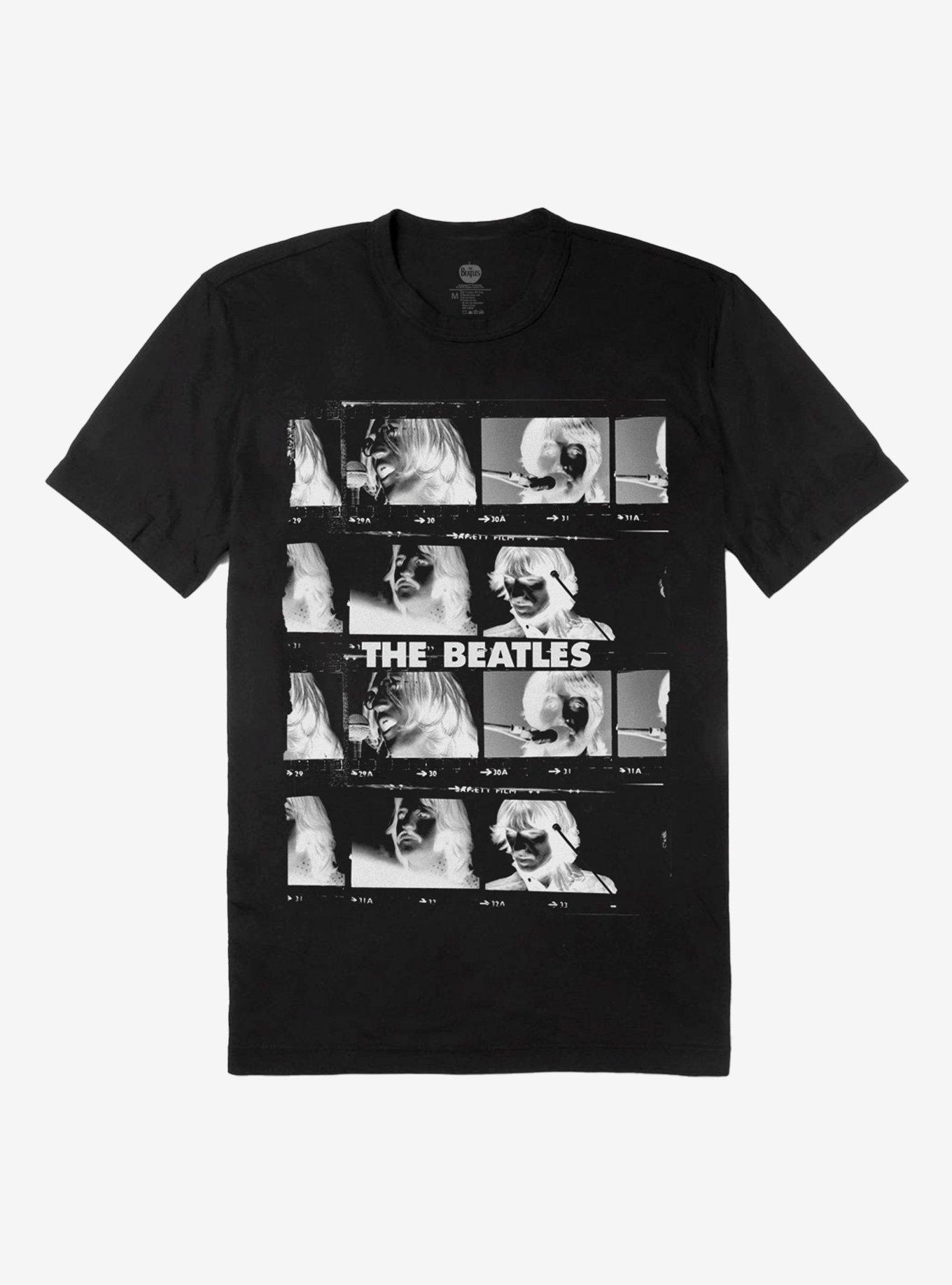 The Beatles Let It Be Negative Photograph T-Shirt, BLACK, hi-res