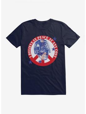 DC Comics Peacemaker I Believe In Peace T-Shirt, NAVY, hi-res