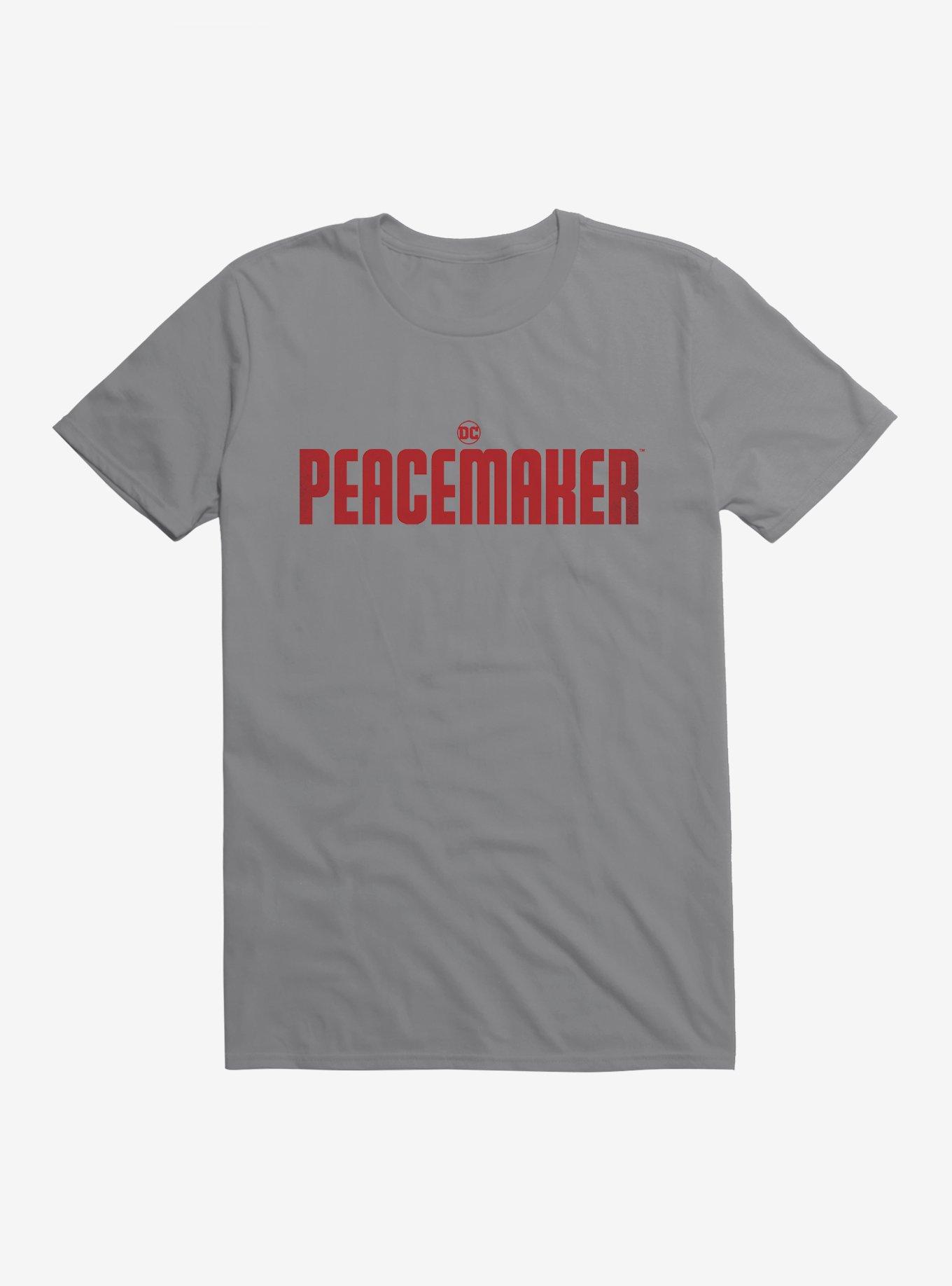 DC Comics Peacemaker Logo T-Shirt, STORM GREY, hi-res