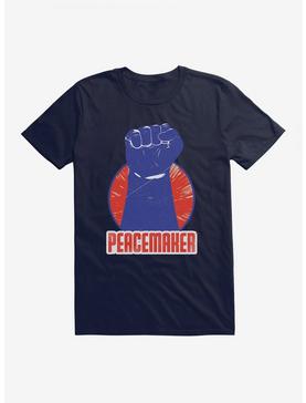DC Comics Peacemaker Raised Fist T-Shirt, NAVY, hi-res