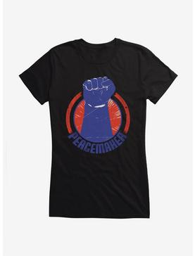 DC Comics Peacemaker Clenched Fist Girls T-Shirt, , hi-res