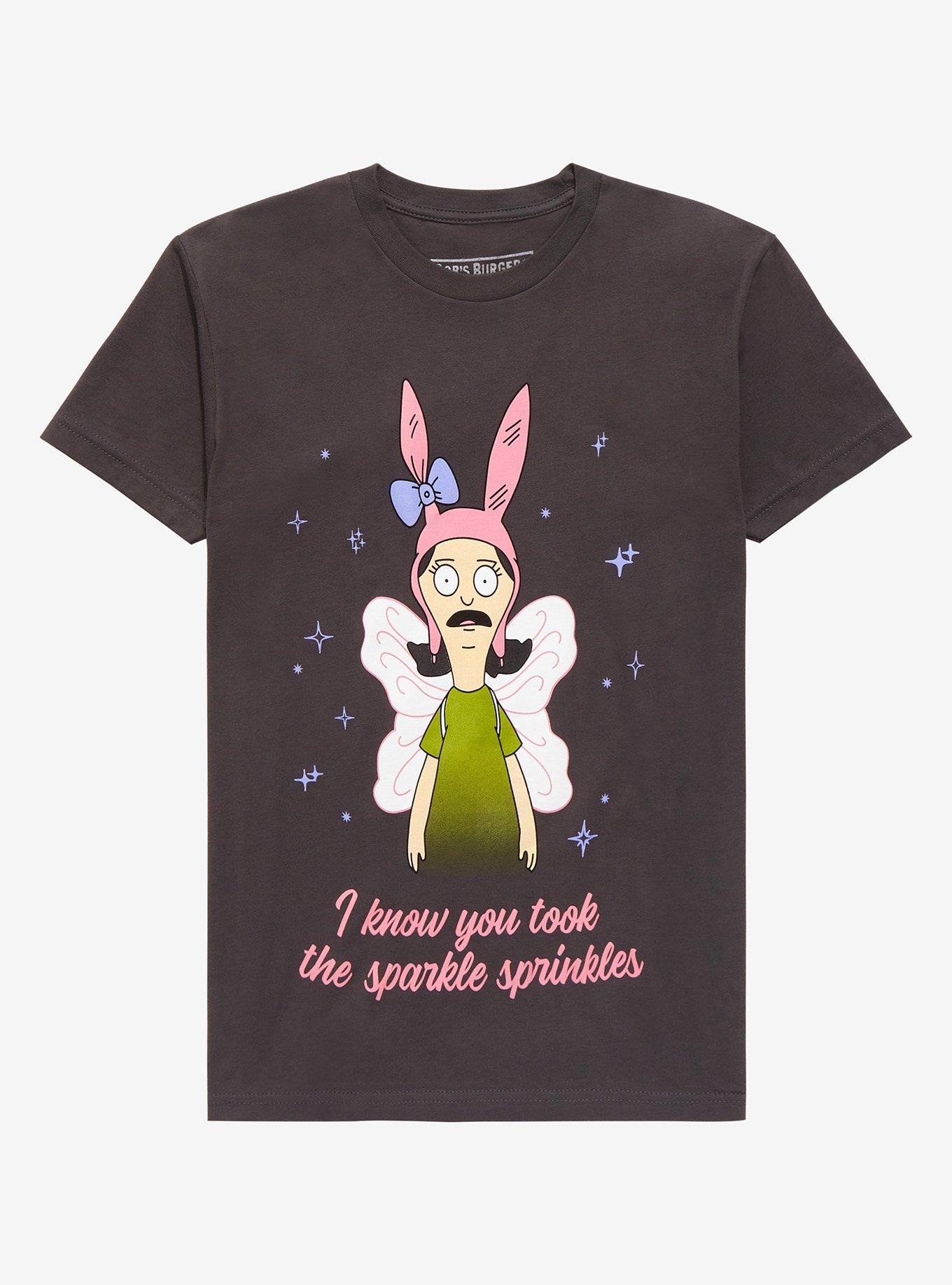 Bob's Burgers Louise Sparkle Sprinkles Women's T-Shirt - BoxLunch Exclusive, BLACK, hi-res