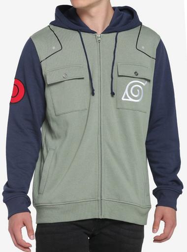 Naruto Shippuden Kakashi Cosplay Hoodie | Hot Topic