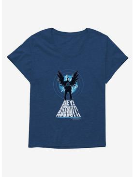 Supernatural Castiel Entrance Womens T-Shirt Plus Size, ATHLETIC NAVY, hi-res