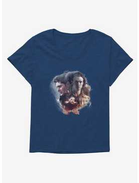 Supernatural Hunting Crowley Womens T-Shirt Plus Size, ATHLETIC NAVY, hi-res